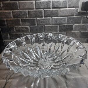 Elegant Clear Glass Bowl
